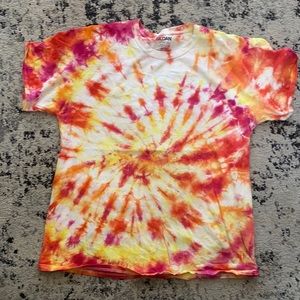 Hand tie-dyed tshirt